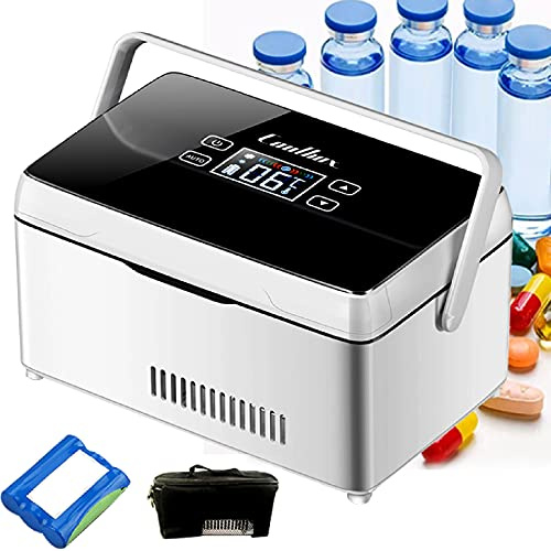Réfrigérateur à insuline portable – Refroidisseur d'insuline de voyage avec écran LCD – Garde les médicaments à température appropriée