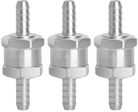2 Piezas Válvula de Retención de Combustible, 8mm Válvula de Retención | de Combustible de Aluminio Aleación, antirretorno, para Carburador de Camión y Automóvil