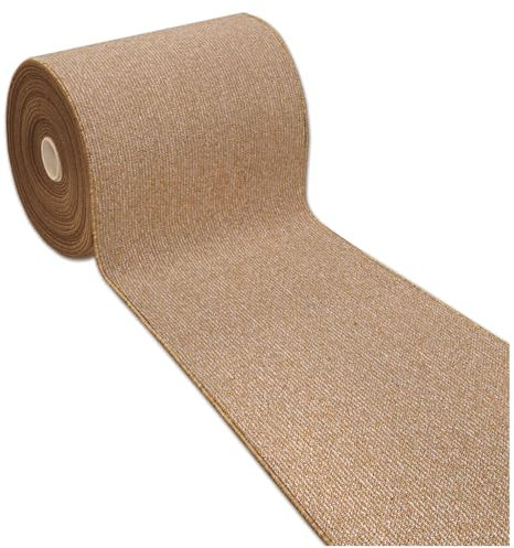emmevi Tappeto Cucina Tinta Unita Antiscivolo Lavabile Passatoia Asciugapassi Ingresso Entrata 57X270 BEIGE