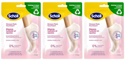 Scholl Fußmaske, sehr feuchtigkeitsspendend, 3 Stück