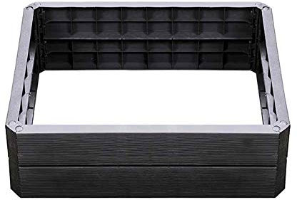 Yerd Ergo Hochbeet-System, 5 Jahre Garantie, Made in Germany (1 x Höhe 25cm 60x60cm)