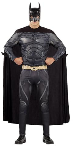 Funidelia Offizielles Batman The Dark Knight Kostüm für Herren, Superheld Anzug für Erwachsene, Halloween- und Karnevalskostüme – Größe XS
