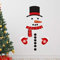TOYANDONA Christmas Snowman Stickers DIY Fridge Stickers Refrigerator Stickers for Fridge Garage Door Window Wall Xmas Holiday Party Decoration Supplies