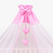 Baby Comfort Dosel de Gasa para guardería o Cuna 370 x 180 cm (Color Rosa)