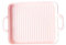 XGWML Bakeware,Non Stick Baking Set,Steel Baking Tray Set for Cooking Roasting (Pink)