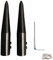 Tapered Spindle Threaded Adapter for Buffing Wheel Bench Grinder Tool Polishing Accessories for 8mm Arbor Hole,Right and Left with a Wrench,1 Set