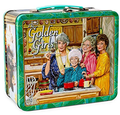 Golden Girls The Cast Retro Metal Tin Lunch Box Tote | Toynk Exclusive