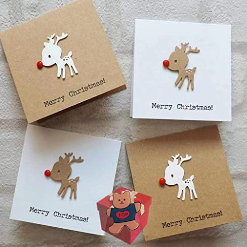 AOOL Hirsch-Stanzformen für Kartenherstellung, Stanzschablonen für Bastelarbeiten, Scrapbooking, Fotoalbum, dekorative Prägepapier