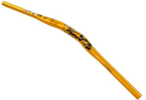 SPYMINNPOO Fahrradlenker, 31,8 X 720 Mm, Extra Langer Fahrrad Lenker, Fahrradgriff, Riser Bar, Aluminiumlegierung, Riser, MTB-Lenker, Passend für die Meisten Fahrräder, Rennräder, BMX(Gelb)
