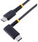StarTech.com 6in (15cm) USB C Charging Cable Right Angle - 60W PD 3A - Heavy Duty Fast Charge USB-C Cable - USB 2.0 Type-C - Rugged Aramid Fiber - Short USB Cord (R2CCR-15C-USB-CABLE)