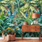 A.S. Création Livingwalls Travel Styles Vliestapete - Papagei-Tapete in Grün und Blau - tropische Wandtapete für verschiedene Räume in 1,59 m x 2,80 m
