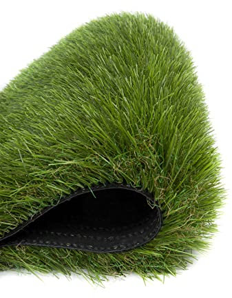 e-floor Grün Kunstrasenteppich | 200x450cm | Victoria | Kunstrasen | Rollrasen | Balkonteppich | Gartenteppich | Terrasseteppich | Grasmatte | Rasenteppich für Balkon, Terrasse, Garten mit Meterware