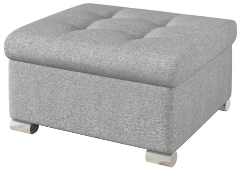 Mirjan24 Polsterhocker Niko klein Sitzbank Sitzhocker Fußbank Pouf Hocker Farbauswahl (Tatum 279)