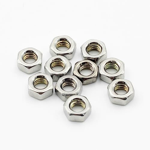 Dadi esagonali M10 filettatura sinistra in acciaio inox 10 pezzi