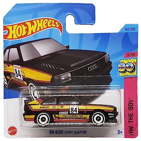 Hot Wheels - ´84 Audi Sport Quattro - HW: The ´80s - 9/10 - HKG88 - Short Card - Castrol - Pirelli - Mattel 2023