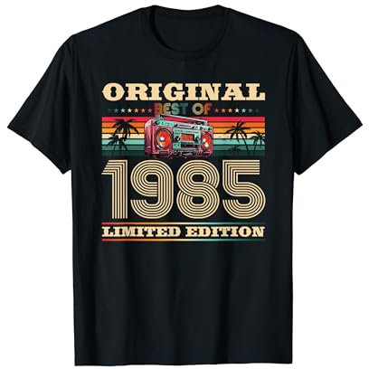 39. Geburtstag Best Of Jahrgang 1985 Ghettoblaster T-Shirt