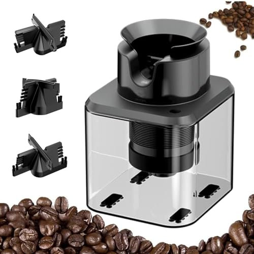 Electric Coffee Portafilter Cleaning Machine,30W Automatic Portafilter Cleaner with 3 Brush Heads,3 Seconds Quick Cleaning,with Anti-False Touch Safety Sensor Machine,Desktop