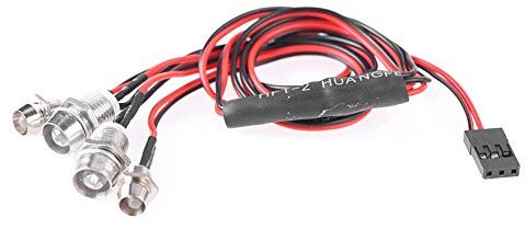 RC Car LED Lights, Bright Durable Waterproof Easy Install Remote Control Vehicle Lighting Low Power Long Lasting for RC Enthusiasts Kids Night Driving Off Road Racing