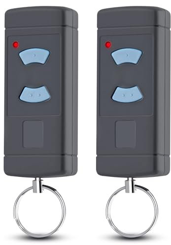 pepape 2 pièces Télécommande de Porte de Garage pour Hörmann HSE2-868, HSM4-868, HS4-868, Compatible avec Hörmann Blue Buttons 868.3MHz Télécommande de Garage