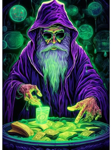 QENSPE Diamond Painting Halloween 5D Diamant Komplett, Cartoon Diamant Painting Set für Erwachsene, Lustige Diamond Art Malerei DIY Diamant Kunst Handwerk für Anfänger Wand Dekor 30x40 cm