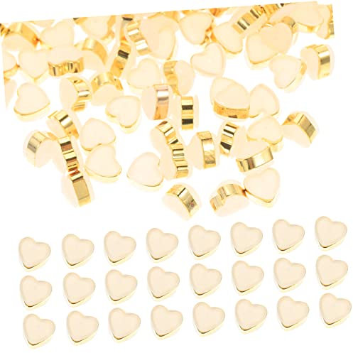 ULDIGI 100pcs Heart Earring Backings Silicone Earring Stopper Locking Plugs for Making Accessories