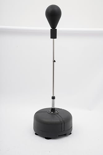 Susoso Boxstand, Punchingball Erwachsene Boxsack Einstellbarer Höhe bis zu 160cm für Profis und Anfänger Schwarz