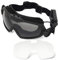 DYCZMALQ Gafas antivaho Airsoft con ventilador y lente intercambiable, para CS Shooting CS, gafas de caza y anteojos. (BK)
