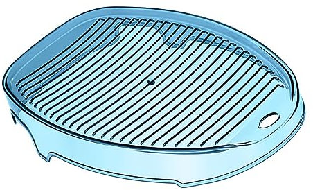 KOCKSHION Lavabo Antiscivolo per Lavaggio Manuale Tavoletta per Bucato Trasparente Blu Perfetta per Uso Domestico e Dormitorio