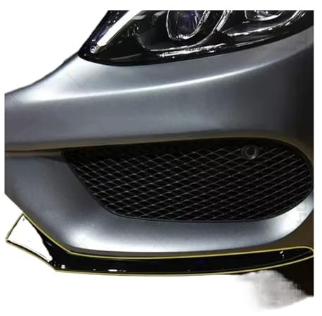 Frontspoiler Für Benz 2015-2018 W205 C300 C400 C450 Für AMG C63 Frontschürze Lip Untere Trim 2058851374 2058851474 2058851574 Frontspoiler Lippe(Black Left)