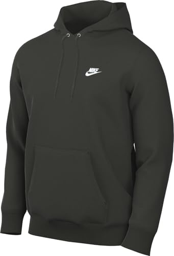 Nike Club Fleece-Hoodie Für Herren, Sequoia/Sequoia/White, FN3859-355, L