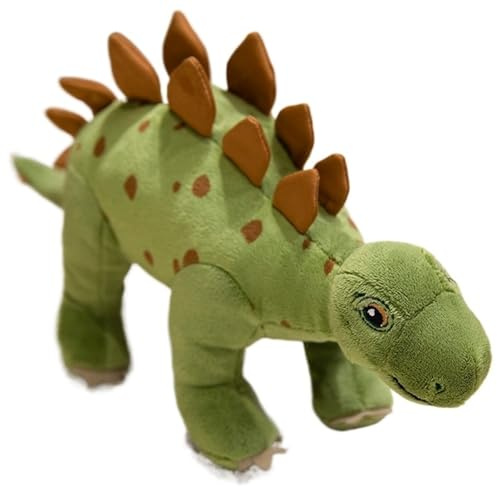 KUKUShining Dinosaurier Plüschtier, Kuscheltier Für Kinder Weiches Stofftier Kuscheliges Dino Set Gefüllt Puppe Heimdekoration Sammlung Geschenk(Stegosaurus,40cm/15.75in)