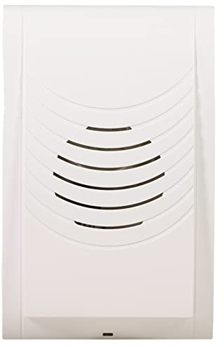 Elektromechanische kabelgebundene Türklingel, Kunststoffgehäuse, einfach zu montieren, modernes Design, raffiniert, mit Einstellbarer Lautstärke, Kompakt 230V weiß DNS-002 / N-BIA Sundi Zamel