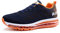 Uomo Donna Air Scarpe da Ginnastica Corsa Sportive Fitness Running Sneakers Basse Interior Casual all'Aperto Blue Orange 45 EU