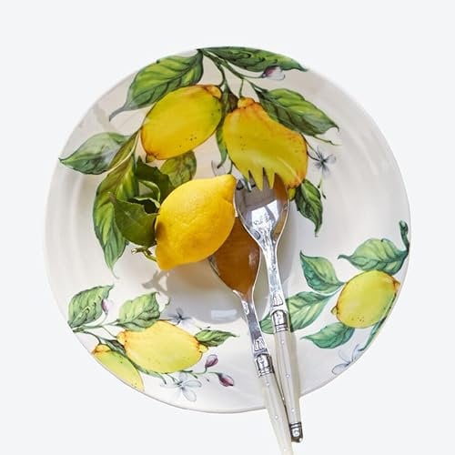 Hagen Grote Saladier : opulente vaisselle italienne au motif de citrons