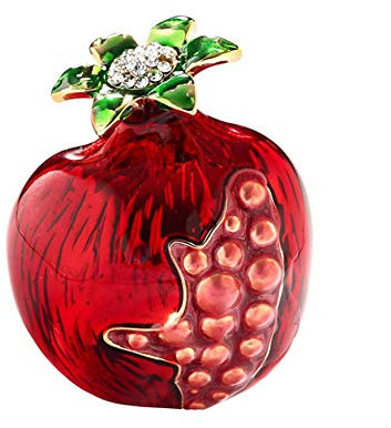 Prinzessin zu Stolberg Beauty Serie - Handgearbeitete Granatapfel Brosche in Rot