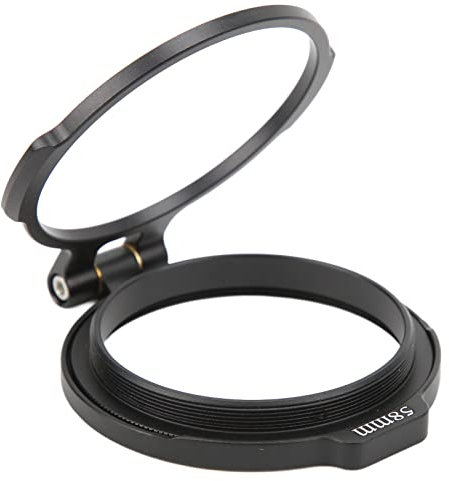 Support de Filtre D'objectif, 49MM 58MM 67MM 72MM 77MM 82MM Support Rabattable pour Filtre D'objectif D'appareil Photo, Compatible avec la Plupart des Objectifs Grand Angle, Objectif Principal(58MM)