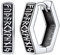 Silvora Viking Rune Ohrring für Damen Herren S925 Silber Hexagon Rune Zeichen Creolen Ohrstecker Hoop Punk Kleine Rune Ohrringe Creolen Hoop Kreis