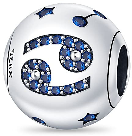 Pandach Perline Costellazioni in Argento Sterling 925 Fascino di Zircone 5A Adatto per il regalo di compleanno della collana del Europee braccialetto delle donne