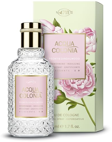 4711 Acqua Colonia Peony & Sandalwood | Eau de Cologne - pampering - wellness for the senses | 50 ml natural spray