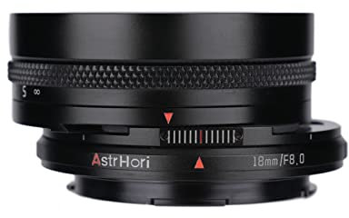 AstrHori 18 mm F8 APS-C Weitwinkelobjektiv und Shift Objektiv Manuelles Architektur Landschaftsobjektiv für Leica/Panasonic/Sigma L Mount T,TL,TL2,CL,S1,S1M,S1R,S1H,S1K,S5,S5K,S5C,SL,FP,usw.