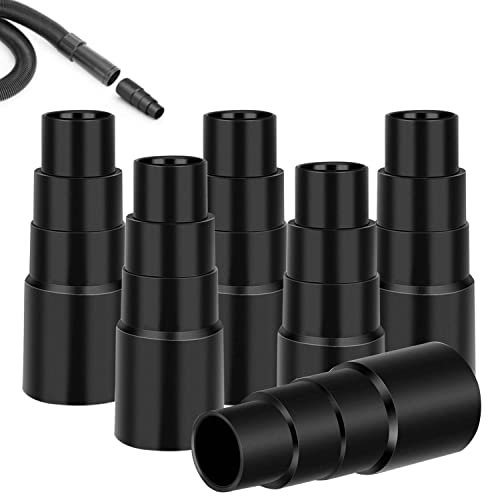 6 Pcs Vacuum Cleaner Hose Adapter Universal Power Tool Dust Extraction Attachment for Makita Random Orbital Sander, Jigsaw, Circular Saw Reducer,Eccentric Grinder (25mm, 30mm, 34mm, 42mm)