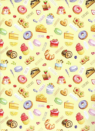 ARKRAFT Geschenkpapier Set 3 Blatt XXL 90 x 65 cm Kunststofffreie Verpackung Papier FSC (18-9168)