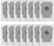 Nuangoo 14 Staubsaugerbeutel,Ersatz-Staubbeutel,Vacuum Cleaner Bags für iRobot Roomba i7/i7 Plus/ i3/i4/i6/i8/s9/E5/E6/E7Series Staubsaugerbeutel Staubbeutel Ersatzkit