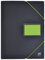 OXFORD Protège-Documents Students A4 120 vues / 60 Pochettes Couverture Polypro Bicolore Noir/Vert