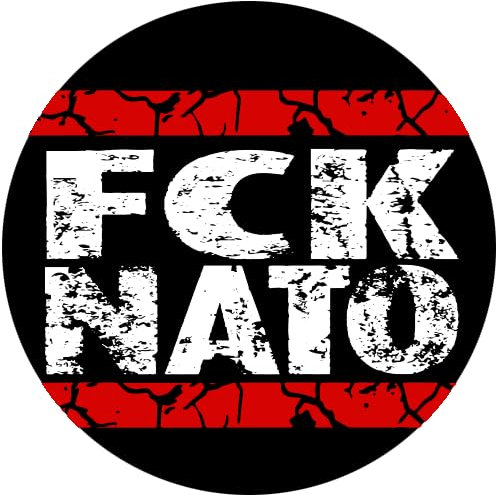 Sammys Shirt Store FCK NATO Aufkleber 4,5 cm