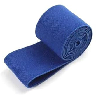 ELSKBRUN 6 Meter 4cm breites elastisches Gurtband, farbiges Nylon-Gummiband, Kleidung, DIY-Nähzubehör, Königsblau, 40mm