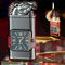 Winddichtes Feuerzeug, Vintage-Uhren-Lünette, Jet-Flammen-Fackel, neues Vintage-Uhren-Feuerzeug, Dual-Flammen-Design, nachfüllbar, Butan, Pferd, Tiger, Drache, Adler, Fackel-Feuerzeuge for den Außenbe