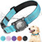 AgoumLux Airtag Hundehalsband mit Airtag Hülle Wasserdicht, GPS Tracker für Hunde Kompatibel mit Apple Air Tag Halsband für Kleine, Mittlere und Große Hunde, Blau, S