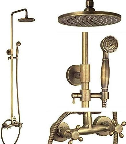 Duschsystem, Gebürstete Bronze, Antike Badezimmerarmaturen, Duscharmatur