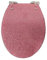 Giural WC Sitz Mit Absenkautomatik, Ovaler Glitzer Klodeckel Mit Absenkautomatik Und Quick Release, Klobrille Aus Kunstharz, Stabile Scharniere, Glitzernde Toilettendeckel,Rosa